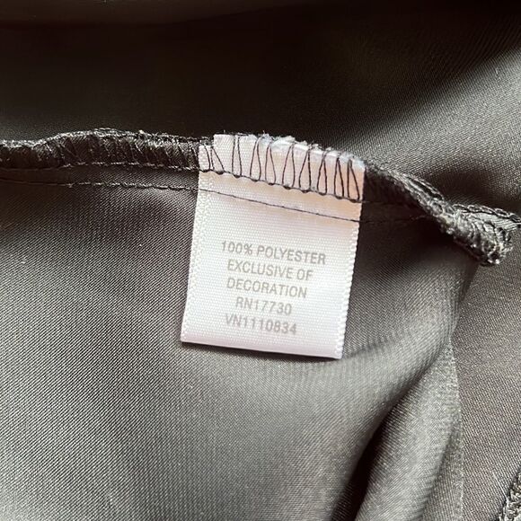 Black Sleeveless Mini Dress Size S - Picture 6 of 8